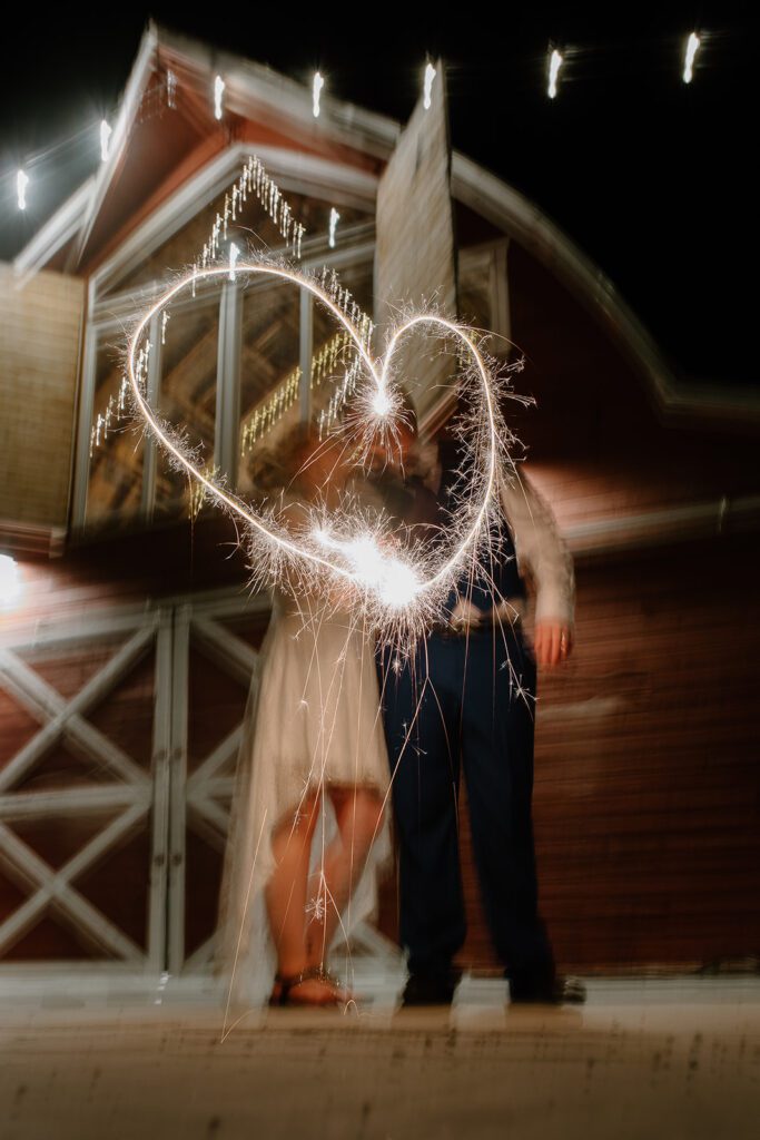 bride and groom posing for portraits together